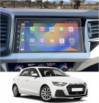 CDEFG &uuml;hildub Audi A1 GB 2019-2024 2025, navigatsioonikaitsekile A1 4H kriimustuskindel 10,1-tolline GPS-ekraanikaitsekile A1 Sportback tarvikute pakett 2-st komplektist