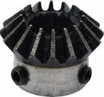 Conical umbrella teeth, umbrella teeth with you 2 pieces bevel gear 3 modulus 30 teeth inner hole 20/22/25/28/30/32/35/40/45/48/50 mm gear 90 degree interlocking angle steel gears (