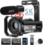 ORDRO AE20 Video Camera 5K 56MP Camcorder Vlogging Camera for YouTube, WiFi Night Vision 3 Inch 270&deg; Rotating Touchscreen Video Vlogging Camera