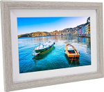 10-tolline WLAN digitaalne pildiraam, puidust 2K 4K HD IPS 1920 x 1080 Smart Digital Photo Frame, Smart Transfer Video Picture Photo Frame