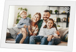Kruger&Matz FRAMEO digitaalne pildiraam 1280 x 800 px 10.1 tolli Wi-Fi MicroSD video ajastus valge raam KM1100W