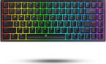 DREVO Gramr V2 TE 84 klahvi m&auml;nguklaviatuur Punane l&uuml;liti RGB taustavalgustus Mehaaniline TKL 75% USB juhtmega klaviatuur USA paigutusega