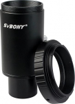 Svbony 1.5 inch Extension Tube + 1.25 inch T-Mount Adapter + T2 Ring for Canon EOS Camera Telescope Microscope(Black)