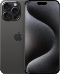 Apple iPhone 15 Pro Max (256 GB) - Titanium Black (renoveeritud)