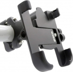 Mobiiltelefonihoidja Jalgratta mootorratta Quad Alumiiniumist metallist mobiiltelefonihoidja Universaalne nt. &uuml;hildub Samsung S25 S24 S23 A56 A55 A36 A26 iPhone 17 16 15 14 13 FE Plus Ultra Lite Proga