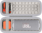Khanka JBL Flip 7 / Flip 6 veekindel kaasaskantav Bluetooth k&otilde;lar k&otilde;lar k&otilde;vakott Travel Storage Bag Case ainult (valge)