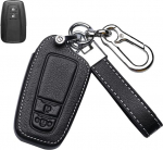 HIBEYO Smart auto v&otilde;tmekaane sobib Toyota kaitsev v&otilde;tmekaane lehmanahkast v&otilde;tmer&otilde;ngas sobib Toyota Camry Corolla Avalon Prius C-HR RAV4 kaugjuhtimispuldi tarvikud must C