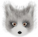 Faux Fur Half Face Mask Animal Cat Fox Furry Halloween Christmas Masquerade Party Cosplay kost&uuml;&uuml;m rekvisiidid