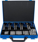 BGS 1951 Thread Repair Kit, Silver/Blue, Size M6-M14, Set of 130 Pieces