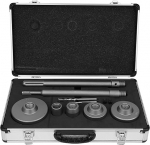 Concrete Drill Bit Set 9 Pieces, Core Drill, Socket Drill, Hollow Drill Bit, 30 mm, 40 mm, 65 mm, 80 mm, 100 mm, Masonry Drill with SDS-Plus Extension Adapter, for Hammer Drill, Hammer Impact