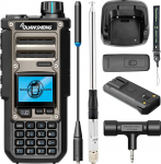 HYS Quansheng TK-11(8) 10W VHF/UHF Walkie Talkie, Type-C laadimisport ja 3000 mAh aku, spektrianal&uuml;saator, professionaalne kahepoolne raadio 27MHz antenniga