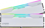 KLEVV CRAS V RGB DDR5 32GB (2 x 16GB) 6000MHz CL28 A-Die 1.35V Gaming Desktop RAM m&auml;lu XMP 3.0 / AMD Expo Ready - Valge