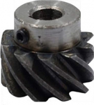 ZGF-BR Helical-Zahnrad 2 M 10 Z&auml;hne Innenloch 10/12/14 / 15mm Ritzel f&uuml;r Maschinenteil (augu l&auml;bim&otilde;&otilde;t : 15mm keaway 5mm, hammaste arv : 10Teeth)