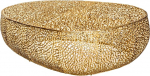 Riess Ambiente Filigree Design kohvilaud 130 cm kuldne k&auml;sit&ouml;&ouml;na valmistatud elutoa laud