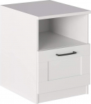 Iconico Home MIK Traditsiooniline &ouml;&ouml;kapp koos p&auml;eviku ja sahtliga, millel on rulluisud ja ergonoomiline k&auml;epide