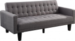 Atlantic Home Collection diivanvoodi struktureeritud kangast Hall 204 x 86 x 84 cm