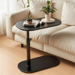 NCONCO C-Shaped Side Table for Couch, C Shape Table with Adjustable Height, 360&deg; Rotation, C Shaped Side Table, Bedside Table, Couch, Side Table for Living Room, Bedroom