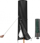 Veekindel suur topelt aia p&auml;ikesevarju kate koos poolusega, lisatud pandlaga rihmad, reguleeritav pingutuspael ja t&otilde;mblukk, vastupidav 600D Oxfordi kangas, vastupidavus