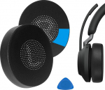 Geekria Sport Cooling Gel asendusk&otilde;rvapadjad Jabra Evolve2 65 UC, Evolve2 65 MS, Evolve2 40 UC, Evolve2 40 MS, Elite 45h k&otilde;rvaklappidele, remonditarvikud (must)