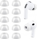 SOULWIT M&auml;luvaht k&otilde;rvaklapid AirPods Pro 3 (3. p&otilde;lvkond 2025), Pro3 asendusk&otilde;rvaklappide tarvikud (tuhkvalge/S)