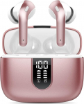 Taopod X08 Bluetooth k&otilde;rvaklapid, juhtmevabad USB C k&otilde;rvaklapid, 40 tundi m&auml;nguaega, puuteekraan, veekindel, IPX7 Sport (roosakas kuldne) 1