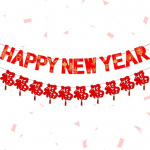 Hiina uusaasta dekoratsioon 2026 Happy New Year Banner Garland Party Supplies for Spring Festival Party Table Decoration Favors