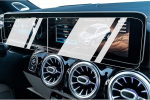 BIXUAN 10,25-tolline navigatsiooniekraani kaitsekile, mis &uuml;hildub Mercedes Benz A-klassi W177 V177 B-klassi W247 GLA GLB H247 SUV /LA C118 2019-2024 2025 9H karastatud klaasist kaitsekile GPS-navigatsioonikile 2