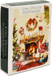 Ling Design Great British Card Company j&otilde;ulukaardid - 24 kaupa, 3 igast 8 kujundusest (Cosy Christmas)