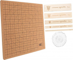 Gatuida Macrame Board Cork Board Pins Auxiliary Rulers Instruktsioonid Robust Reusable Craft Mat for Macrame Bracelet Projects Mitmek&uuml;lgne puuvillase k&ouml;ie ja l&otilde;nga jaoks sobilik