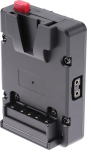 FOTGA Mini Nano V-Mount Battery Plate Adapter, V-Lock Battery Power Supply Plate Adapter in Pocket Size with D-Tap Output