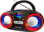 Kaasaskantav CD m&auml;ngija LED Disco tuled Boombox CD/CD-R USB FM raadio AUX-In k&otilde;rvaklapipesa 20 m&auml;lupesa Laste raadio CD raadio CD raadio CD raadio Stereo kompaktne s&uuml;steem