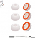 Aiivioll 3 paari m&auml;luvahust k&otilde;rvaklappe AirPods Pro 3 p&otilde;lvkonda, mugavad, turvalised, paremad m&uuml;rasummutus, asendusk&otilde;rvaklapid (erinevad suurused S/M/L, must)
