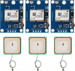 GY-NEO6MV2 GPS-moodul, GPS-moodul koos antenni lennujuhtimisega, GPS-lennujuhtimismoodul super tugevaga, GPS-positsioonimoodul MWC IMU APM2 Arduino jaoks (3 tk)