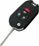 Modifitseeritud t&auml;iustatud Flip Key Shell &uuml;hildub Nissan 4 nupuga v&otilde;tmeta sisendiga kaugjuhtimispuldi Shell SS916D