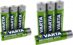Varta Ready2Use laetav aku eellaetav AA Mignon Ni-Mh akupakett 4 tk 2600 mAh + laetav aku Ready2Use eellaetav AAA Micro Ni-Mh akupakett 4 tk 1000 mAh