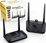 Juhtmevaba HDMI saatja ja vastuv&otilde;tja, 4K@30Hz, 300m kaugus, HDMI Loop Out, Dual Cooling System, 9 kanalit, 1TX kuni 3RX, striimiv vastuv&otilde;tja, PC, valvekaamera telerisse, projektorisse v&otilde;i monitorisse.