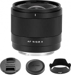 VILTROX AF 9 mm F2.8 Air APS-C autofookusobjektiiv, kerge ja kaasaskantav laia nurgaobjektiiv suure ava ja 113,8&deg; &uuml;lisuure vaatev&auml;ljaga, &uuml;hildub Sony E-Mount kaameratega