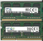 Samsung M471B1G73BH0-YK0 16GB komplekt (DDR3L SO-DIMM PC3-12800 1600 MHz 1.35V madalpinge CL-11)
