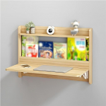 Moodne seinale paigaldatav kokkupandav laud V&auml;ikeses ruumis kokkupandav laua riiul (puit, 80 * 6,2 * 60 cm)