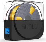 SUNLU Official Filament Dryer S1 Plus koos ventilaatoriga, niiskusvaba kuivati kasti 3D printeri filament, lihtne kasutada, kaasaskantav, PLA PETG ABS TPU Filament Dry Box SUNLU S1+, (must)