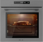 Cecotec Bolero Hexa SM406000 Integreeritud k&uuml;psetusahi 60 cm klaasist Hall A+. 2900 W, 72 L, 12 funktsiooni koos Steak Master, Pizza Master, Steam Assist, Steam EasyClean, Eco ja Sulatusrežiimiga.