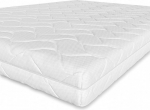 Amazon Basics Comfort Foam Mattress with 7 Zones, Medium Firm (H3), 140 x 200 x 15 cm, White