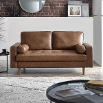 Julian Bowen Henley 3-kohaline diivan pruunist kunstnahast