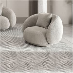 Couch f&uuml;r Wohnzimmer, modernes, geschwungenes Wohnzimmersofa, Loungesofa f&uuml;r den Innenbereich, ergonoomiline, 35-Zoll-Sofa f&uuml;r Schlafzimmer, kleines Sofa in Wei&szlig;/Grau
