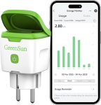 GreenSun WiFi v&auml;litingimustes kasutatav pistikupesa - V&auml;litingimustes kasutatav taimeri l&uuml;liti voolu m&otilde;&otilde;tmise ajamiga, mis on &uuml;hilduv Alexa Google Home 16A 2,4 GHz WiFi 2.4GHz WiFi