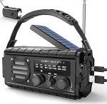 20000 mAh p&auml;ikeseraadio, AM / FM v&auml;ntraadio, kaasaskantav d&uuml;naamiline h&auml;daolukorra raadio, LED-tuluke ja lugemisvalgus, C-t&uuml;&uuml;pi laadimine, SOS-h&auml;ire, IPX6 telkimiseks v&auml;ljas (must)