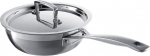 Le Creuset 3-Ply Stainless Steel Non-Stick Chef's Pan with Lid - 24 cm
