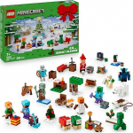 LEGO Minecrafti advendikalender 2025 - j&otilde;ululugu poistele ja t&uuml;drukutele alates 7. eluaastast - 24 &uuml;llatust koos minifiguuride ja minimudelitega - laste m&auml;ngukomplekt - m&auml;ngukingitus advendiks 21280
