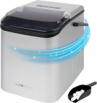 Clatronic EWB 3785 Ice Cube Machine | Ice Cube after 10 Minutes | Self-Cleaning for Large and Small Cubes | 12 kg / 24 Hours | Ice Maker | 1.5 Litre Water Tank