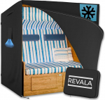 REVALA kaitsekate rannatoolile, talvekindel, 2-kohaline rannatooli kate, 155 x 90 x 160 cm, UV-kindel kate, rannatoolile, veekindel, valmistatud 600D Oxfordist, sisaldab hoiukotti
